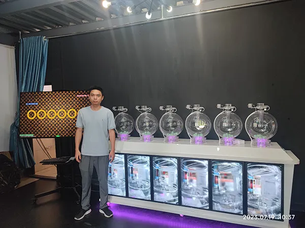 Lottery Ball Drawing Machine Showcase
